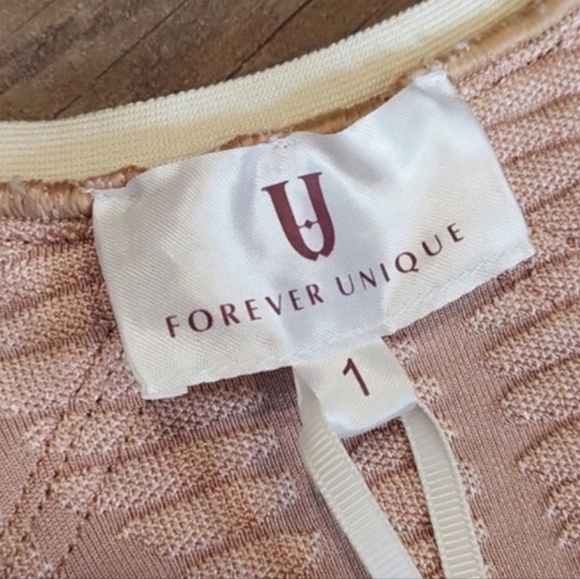 UK Forever Unique Sleeveless Embroidered Bodycon Bandage Dress, Size 0 - Picture 10 of 16